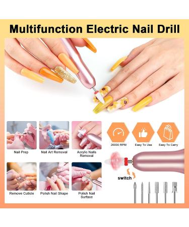 Saviland Acrylic Nail Kit with Drill - Beginner's 0.52oz Pink/Clear/White/Nudes Set for DIY Acrylic Nails at Home - Buy Online on GoSupps.com