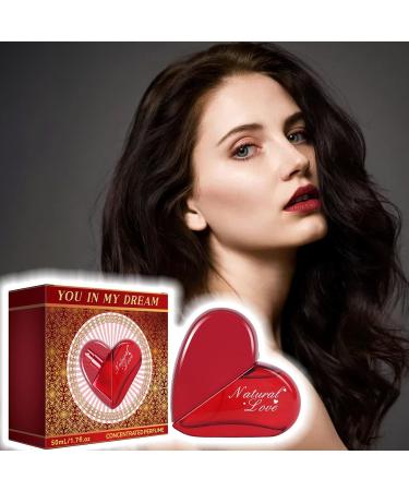 VEFSU Heart Shaped Women's Perfume Long Lasting Eau De Toilette Spray 50ML Travel Portable (Red One Size) 1 Fl Oz (Pack of 1) Red - Buy Online on GoSupps.com