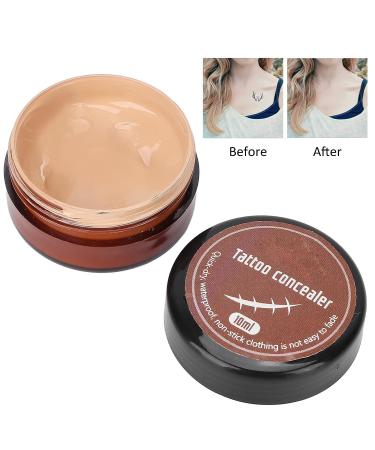 Waterproof Tattoo Concealer Makeup for Body - Cover Marks, Scars, Birthmarks - 10ml - Buy Online on GoSupps.com