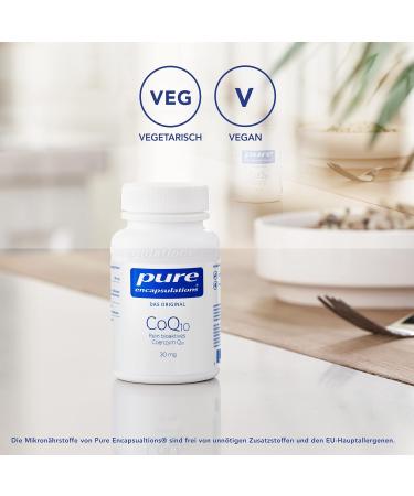 Pure Encapsulations CoQ10 250mg | Biologically Active Coenzyme Q10 - 30 Capsules for Heart Health & Energy Support - International Shipping Available - Buy Online on GoSupps.com