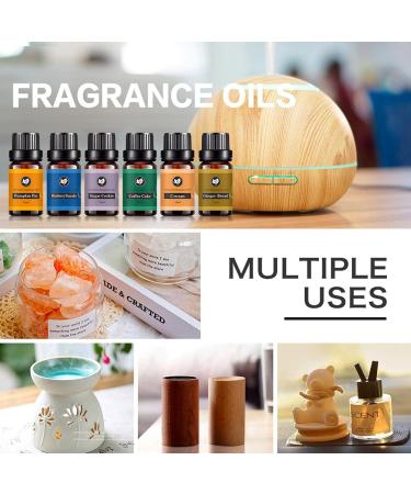 Essential Oils Set Bakery Essential Oil Kit for Diffuser Humidifier Massage Skin Care - Blueberry Pancake Sugar Cookie Coffee Cake Cream Ginger Bread Pumpkin Pie (6 x10ml)  - Buy Online on GoSupps.com