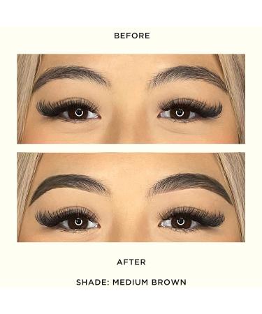 Haley's Re-define Precision Brow Pen in Medium Brown - 2-in-1 Liquid Brow Pencil for Long-lasting Definition and Hold | Water and Sweat Resistant | Highly Pigmented Matte Finish | Cruelty-Free - Buy Online on GoSupps.com