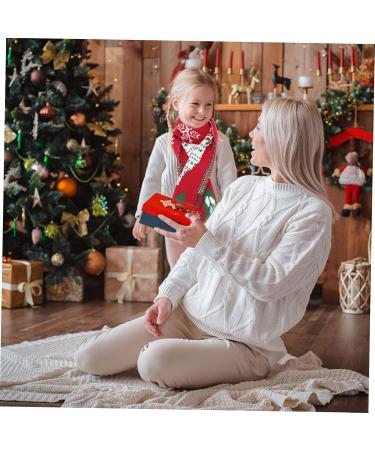 Amosfun Christmas Scarf for Kids | Perfect Gifts for Children | Stylish 124x19cm Knit Scarf for Men & Women | Holiday Tree Design - Buy Online on GoSupps.com