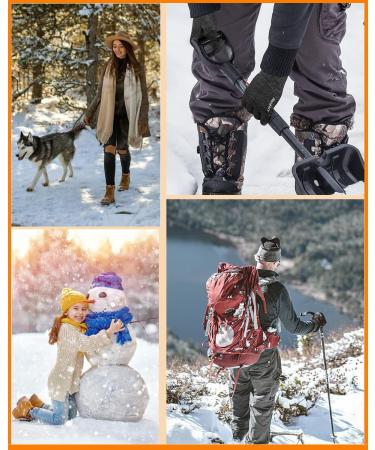 Baonuor Winter Gloves for Men & Women - Thermal Touchscreen Fleece Knitting Gloves for Outdoor Sports & Leisure - Black - Buy Online on GoSupps.com