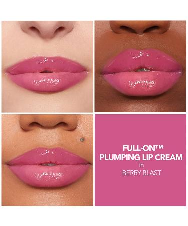 Buxom Women's Full-On Plumping Lip Cream in Berry Blast - Plump and Hydrate Lips with Vibrant Color - Buy Online on GoSupps.com