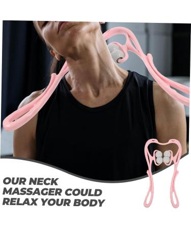 Lurrose 5-Stage Neck Massage Roller - Trigger Point Shoulder Pain Relief Device | Deep Tissue Neck Massager Accessories for Relaxation & Comfort - Buy Online on GoSupps.com