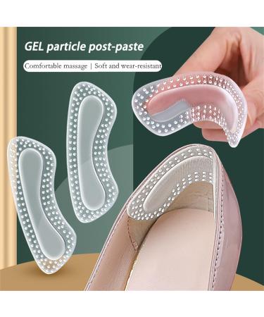 5 Pairs Invisible Heel Pads for Big Shoes - Anti-Slip Cushions & Blister Protection for Women - Buy Online on GoSupps.com