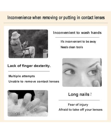 Contact Lens Wearing Aids Eye Opening Tool Contact Aids Easily Insert Or Remove The Portable Eye Opening Tool Suitable for Traveling and Home Use (1PC) - Buy Online on GoSupps.com