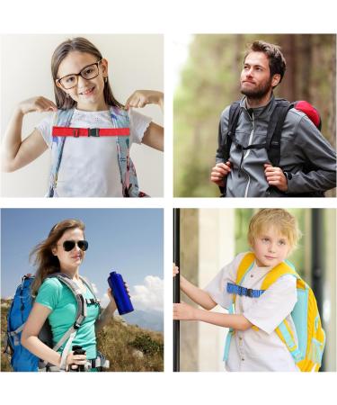 Buy MxTimwan Adjustable Chest Strap for Backpack - 4 Durable Nylon Straps with Quick Lock for Kids - Perfect for School Hiking & Outdoor Activities - Buy Online on GoSupps.com