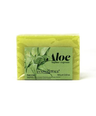 Aloe Soap - Handmade, Natural, Cold Processed Soap - Ideal for Women, Men and Children - 100 gr