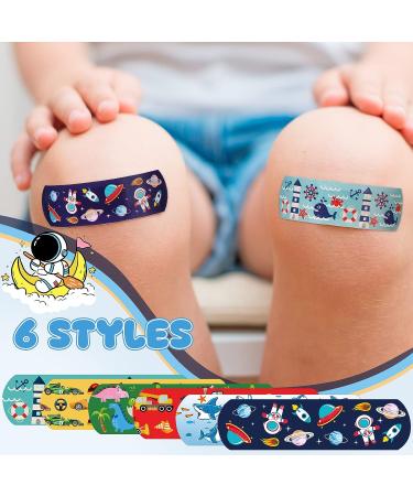 420pc Kids Fabric Bandages Set - Waterproof & Breathable Adhesive Wraps for Cuts & Scrapes - Family First Aid Kit Essential (Cool Designs) - Buy Online on GoSupps.com