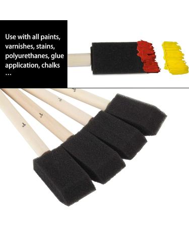 200 Pack 1 Foam Brush Sponge for Acrylics, Stains, Varnishes & Crafts - Buy Online on GoSupps.com