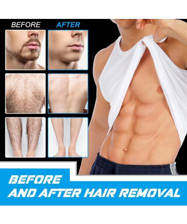  Smddx Hair Removal Cream for Men Sensitive Area Hair Removal Kit for Intimate Parts Painless Intimate Hair Removal Cream for Men Chest Back Legs and Arms - Buy Online on GoSupps.com