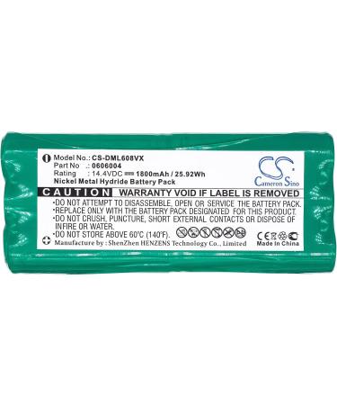 Replacement Battery for Symbo D300 - 1800mAh/14.4V Compatible Lithium-Ion Battery | Fast International Shipping - Buy Online on GoSupps.com