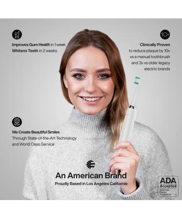AquaSonic Vibe Ultra Whitening Toothbrush | 8 Brush Heads, Travel Case, Sonic Motor, Wireless Charging - Buy Online on GoSupps.com