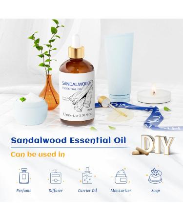 HIQILI 100ML Sandalwood Essential Oil & 150ML Aldehyde Dance Fragrance Oil for DIY Diffuser - Buy Online on GoSupps.com