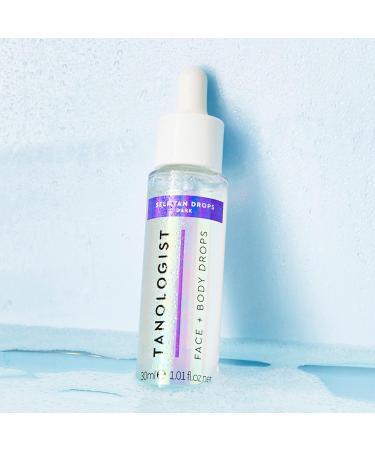Tanologist Self-Tanning Drops Dark (30ml) - Clean Vegan & Dermatologist Approved | Ideal for Sensitive Skin - Buy Online on GoSupps.com
