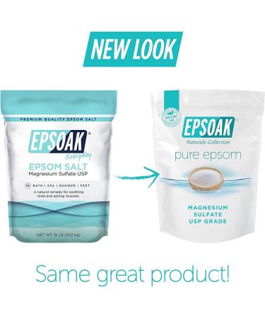 Epsoak Epsom Salt 10 lb Bulk Bag - Magnesium Sulfate USP - Buy Online on GoSupps.com