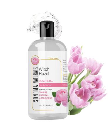 Rose Water for Face with Alcohol-Free Toner & Natural Astringent for Face Toner for Dry Skin | Hydrating and Deep Cleansing Rose Water Toner Agua de Rosas 12 fl oz (354.9 ml) Rose Petal