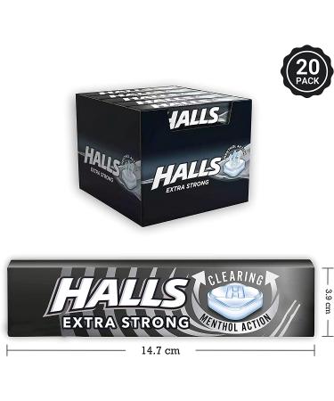 Halls Extra Strong Menthol Flavour 20-Pack - A2Z STORE - Buy Online on GoSupps.com