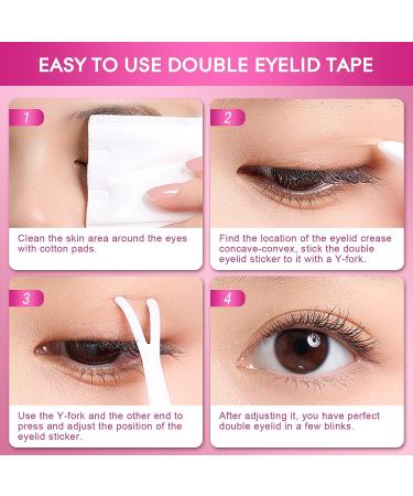 FENVIRN Eyelid Tape: Natural Double Eyelid Lifter Strips - Waterproof & Invisible - 480PCS (Style A) - Instant Eyelid Lift Solution for Hooded, Droopy, or Uneven Mono-Eyelids - Buy Online on GoSupps.com