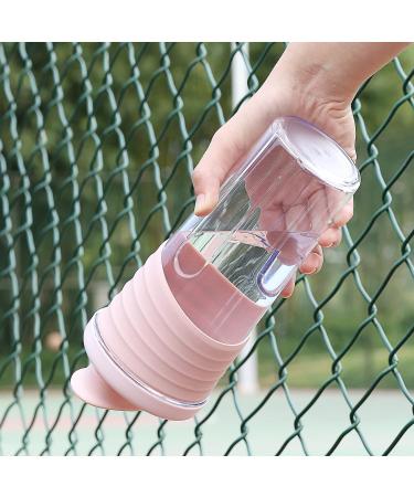 24 oz Pink Protein Shaker Bottle with Whisk Ball - Portable Mixer for Smooth Protein Drinks - Buy Online on GoSupps.com