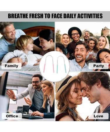 Premium Stainless Steel Tongue Scraper & Toothbrush - Effective Tongue Hygiene Tool for Kids & Adults - Buy Online on GoSupps.com