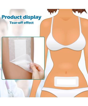 15-Piece Bordered Gauze Island Dressing 4x10 Inch Wound Bandage Patches - Buy Online on GoSupps.com