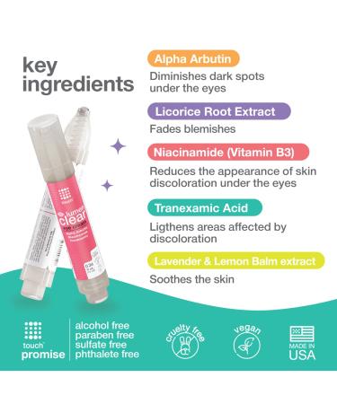 TOUCH Lumen Clear Eye Cream with Alpha Arbutin, Niacinamide & Tranexamic Acid - 0.34 oz - Buy Online on GoSupps.com