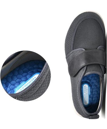 ALASON Orthopedic Diabetic Shoes | Memory Foam | Easy On/Off | Arthritis & Edema Relief | Extra Wide Bandage Shoes | Blue - Size 43 - Buy Online on GoSupps.com
