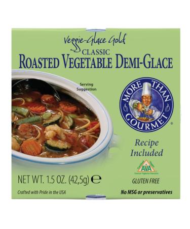 More Than Gourmet Roasted Vegetable Demi-Glace 1.5 oz (Pack of 6) - Savory Classic Flavor - Buy Online on GoSupps.com