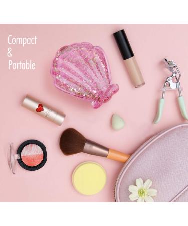 Mermaid Detangling Hair Brush | Luxspire Valentines Day Gift | Shell Glitter Comb for Girls Kids Women | Massage Scalp, Dry & Wet Hair, No Tangle | Toddler Pink Hairbrush - Buy Online on GoSupps.com