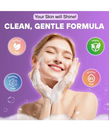 Bloom & B de Lavender + Bergamot Body Wash Gel With Pure Essential Oils Aloe & Glycerin Sulfate-Free Plant-Based & Calming Gentle Daily Cleanse No Dyes/No Artificial Scents 16.9 fl oz - Buy Online on GoSupps.com