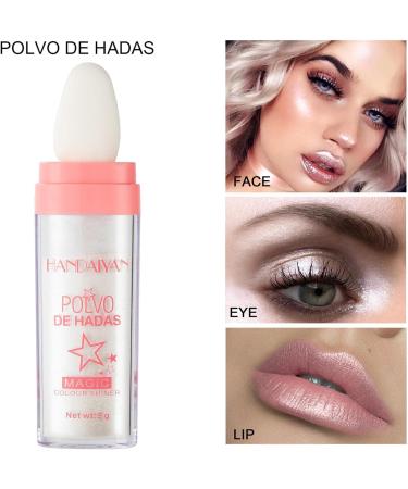Firulab Highlighter Powder Stick Hadas Glitter Patting Powder Body Brightening Makeup Mat Powder Natural Highlighter for Lip Face Body - Buy Online on GoSupps.com