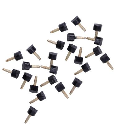 60 Pairs High Heel Replacement Tips Repair Kit Polyurethane Iron Heel for Shoes Repairing Accessories