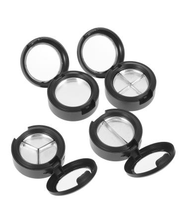 Beavorty 4 Pieces Transparent Eyeshadow Boxes Multi Grid Organizers for Lipstick Make Up for DIY Home Use Suitable for Eyeshadow Blush More