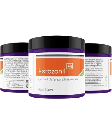 Buy Ketozonil True Colloidal Silver Cream - 4OZ Extra Strength 500ppm Nano Silver for Athlete's Foot & Jock Itch Relief - Fast Shipping Worldwide - Buy Online on GoSupps.com
