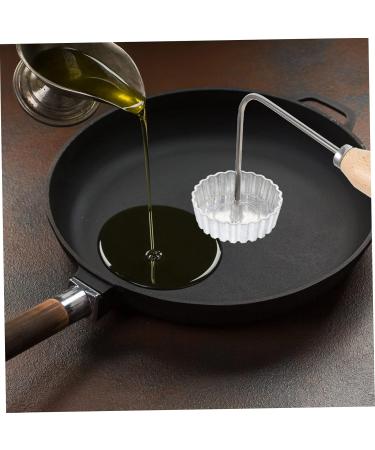 Mikinona Oil Pier Mold Food Snacks Griddle Tools Mini Wreath Waffle Maker Kitchen Accessories Dessert Buney 6.8X6.8X2CM Silver - Buy Online on GoSupps.com