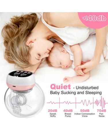 Portable Uleway Electric Milk Pump - Hands-Free Noise & Pain-Free | 3 Modes 9 Suction Levels LCD & Remote Control - Buy Online on GoSupps.com