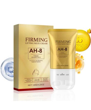 AH-8 Firming Neck Cream for Crepey Skin Body Care Comfort, 2025 New Upgrade Lifting Neck Firming Cream with Roller, Reduces Wrinkles Fine Lines, Moisturizing, Tightening Skin Care Skin Repair B#