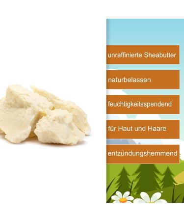 Organic Shea Butter 500g - Natural Skin & Hair Moisture Care | Ueet Nussfuchs - Premium African Shea Butter - Buy Online on GoSupps.com