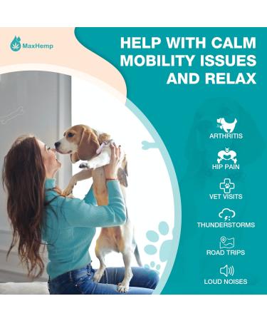 MaxHemp Organic Hemp Oil for Dogs and Cats - Supports Hip, Joint, and Skin Health - Omega 3-6-9 Vitamins - Non-GMO - Made in USA (2-Pack) - Buy Online on GoSupps.com