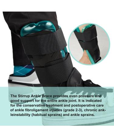 Buy Air Gel Ankle Brace Stirrup Splint for Sprains & Tendonitis Cold Compress & International Shipping Available - Buy Online on GoSupps.com