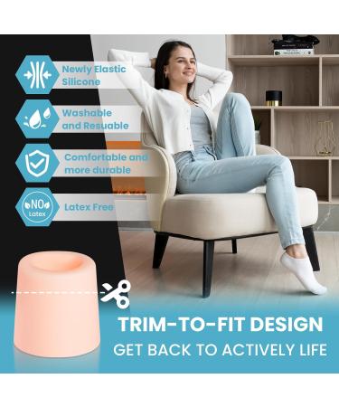 10 Pairs Pinky Toe Protector - Silicone Toe Covers with Aloe Vera for Blisters & Hammer Toes | Comfort & Relief in Nude - Buy Online on GoSupps.com