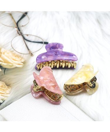 Tortoise Shell Hair Claw Clips 2-1/2 inch - Non Slip Grip Jaw Clips French Design Barrettes (3pcs) - Buy Online on GoSupps.com