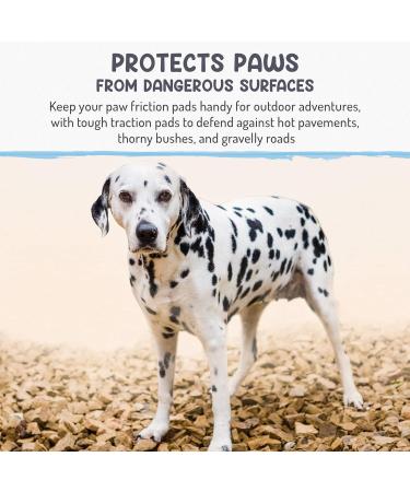 Dog Paw Grips - 24 Pack S - Indoor/Outdoor Paw Protectors for Slippery Floors - Self-Adhesive Traction Pads - Hypoallergenic Black - Buy Online on GoSupps.com