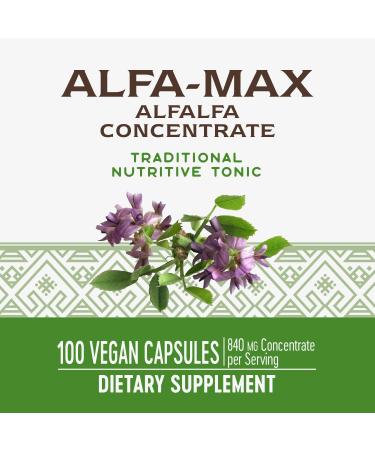 Nature's Way Alfa-Max 840 mg - Premium Herbal Supplement, 100 Capsules - Buy Online on GoSupps.com