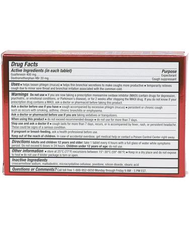 XL-3 Xpect Mucus Relief Expectorant Tablets - 20 Count - Buy Online on GoSupps.com
