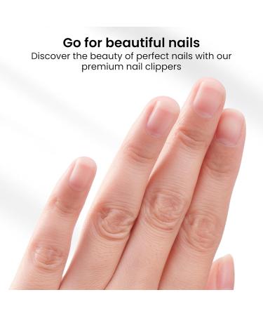 AdroitGoods Nail clippers for hard toenails - Pink - Nail clippers - For Ingrown Toenail - chalk nails - Nail scissors (Blue) - Buy Online on GoSupps.com