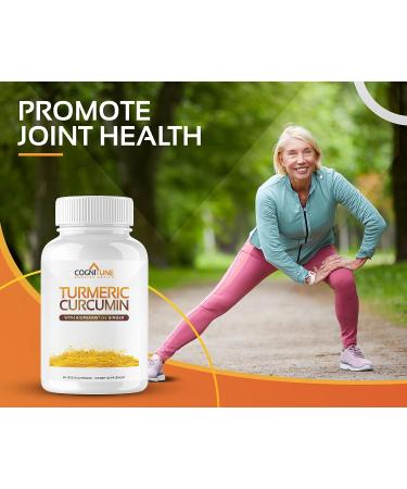 Organic Turmeric & Ginger Capsules with BioPerine - Joint & Digestive Support with 95% Curcuminoids - Immune Boost - Black Pepper Extract - Buy Online on GoSupps.com